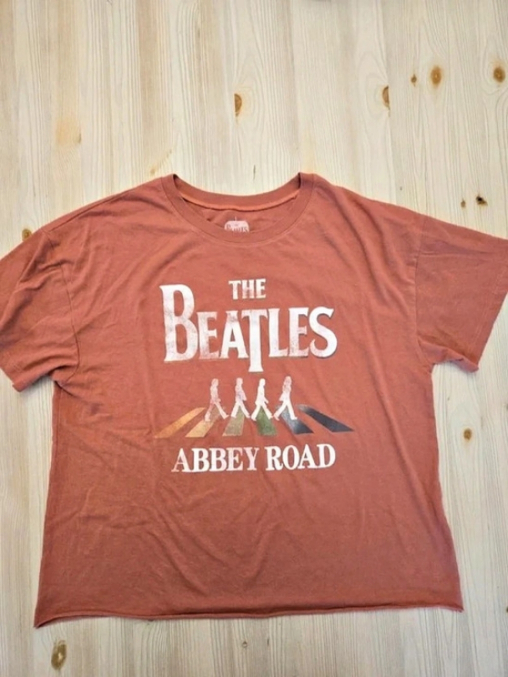 The Beatles Abbey Road Graphic Tee in Pink Size Youth XXL Like New